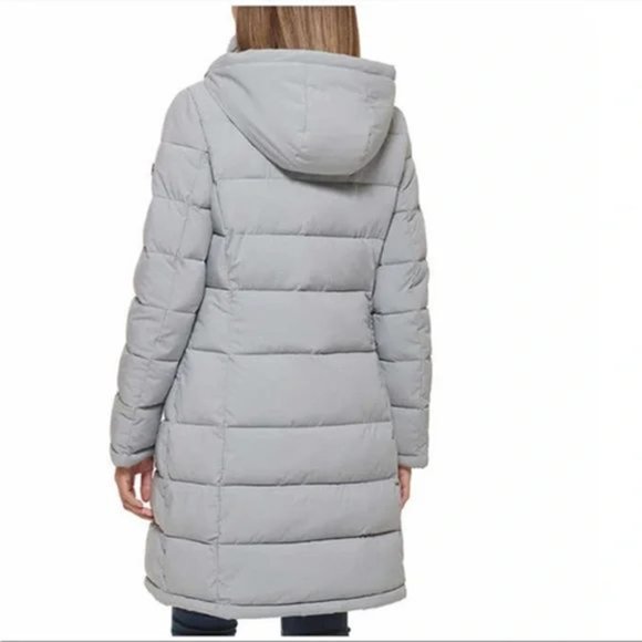 GRAY NWT Andrew Marc Ladies’ Long Stretch Parka‎ - Picture 13 of 14